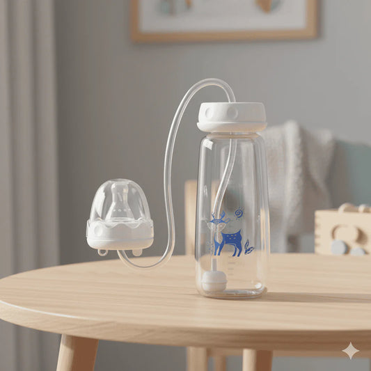 Hands-Free Comfort Feeding Bottle for Babies