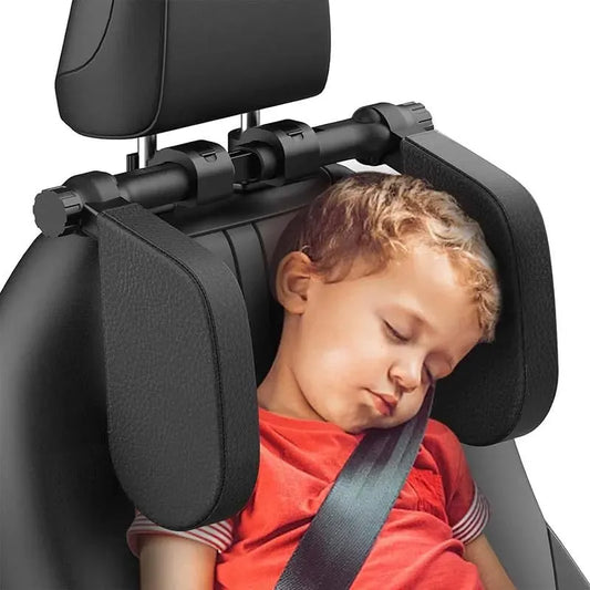Universal Height Adjustable Car Headrest Cushion for Relaxed Travel Comfort
