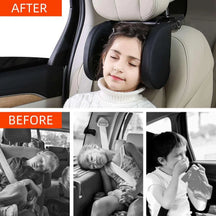 Universal Height Adjustable Car Headrest Cushion for Relaxed Travel Comfort