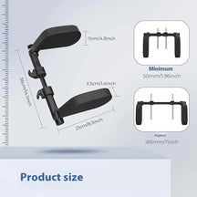 Universal Height Adjustable Car Headrest Cushion for Relaxed Travel Comfort