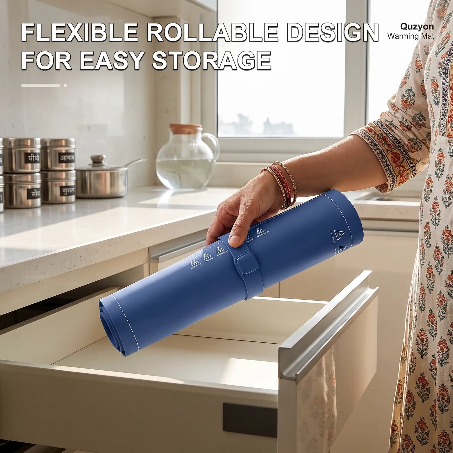 Electric Food Warming Mat – Never Eat Cold Food Again