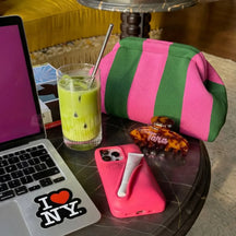 Striped Knit Luxe Everyday Essentials Clutch