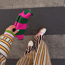 Striped Knit Luxe Everyday Essentials Clutch