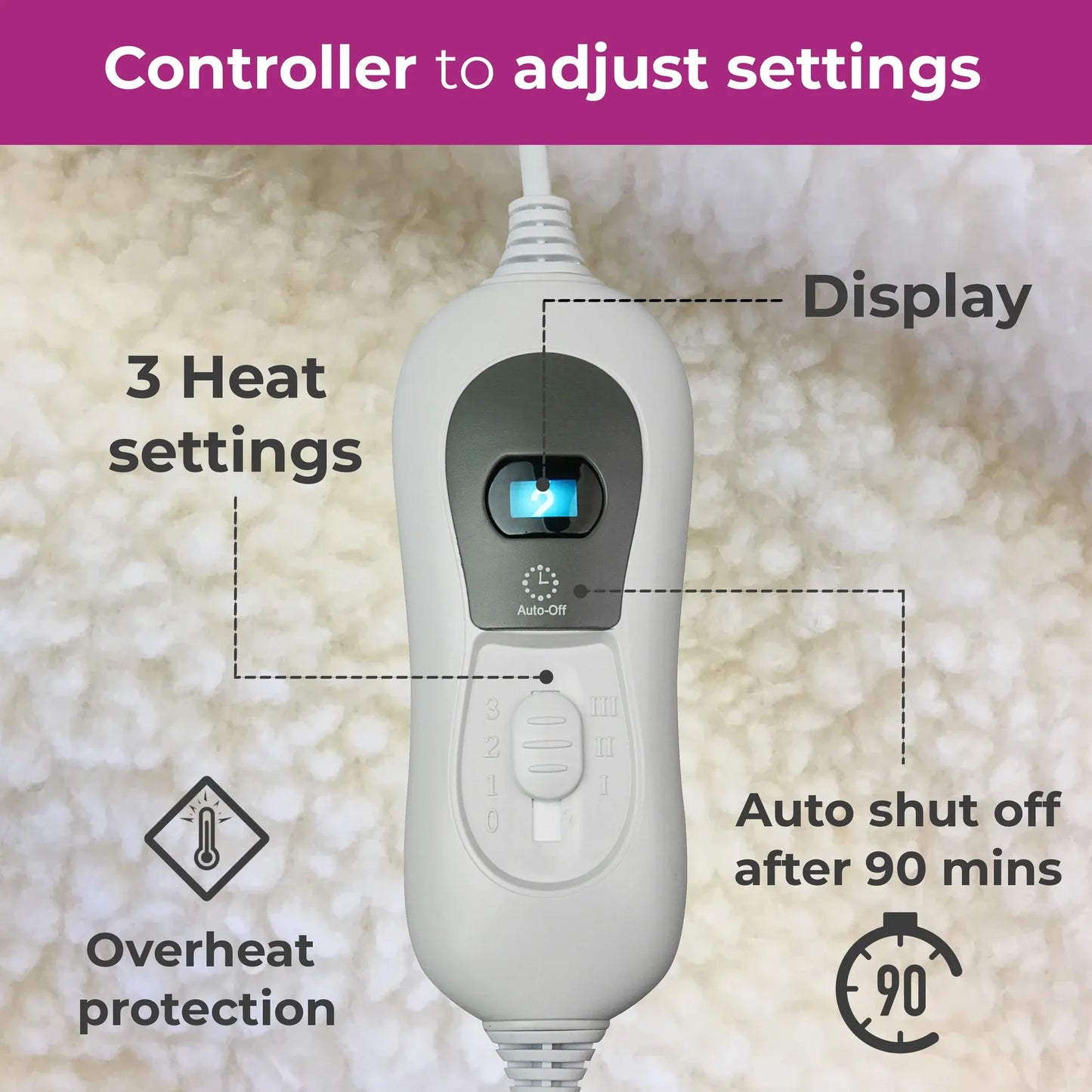 Electric Heating Soft Foot Warmer for Joint Pain & Winter Comfort