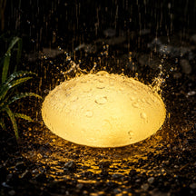 Solar Powered Glowing Pebble Lights