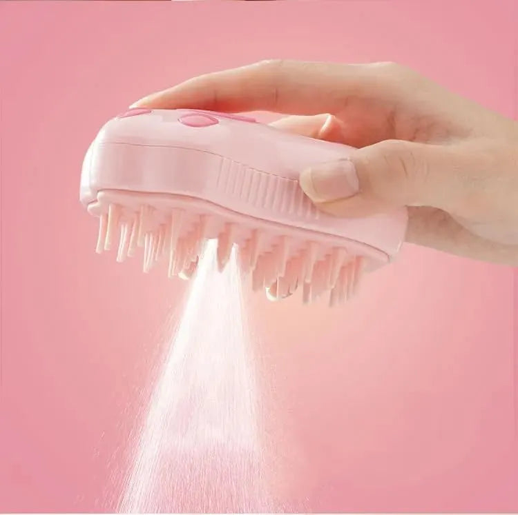 Rechargeable Pet Grooming Spray Brush for Cats & Dogs