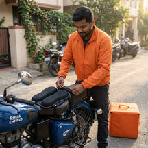 Shock Absorbing Motorcycle Seat Cushion