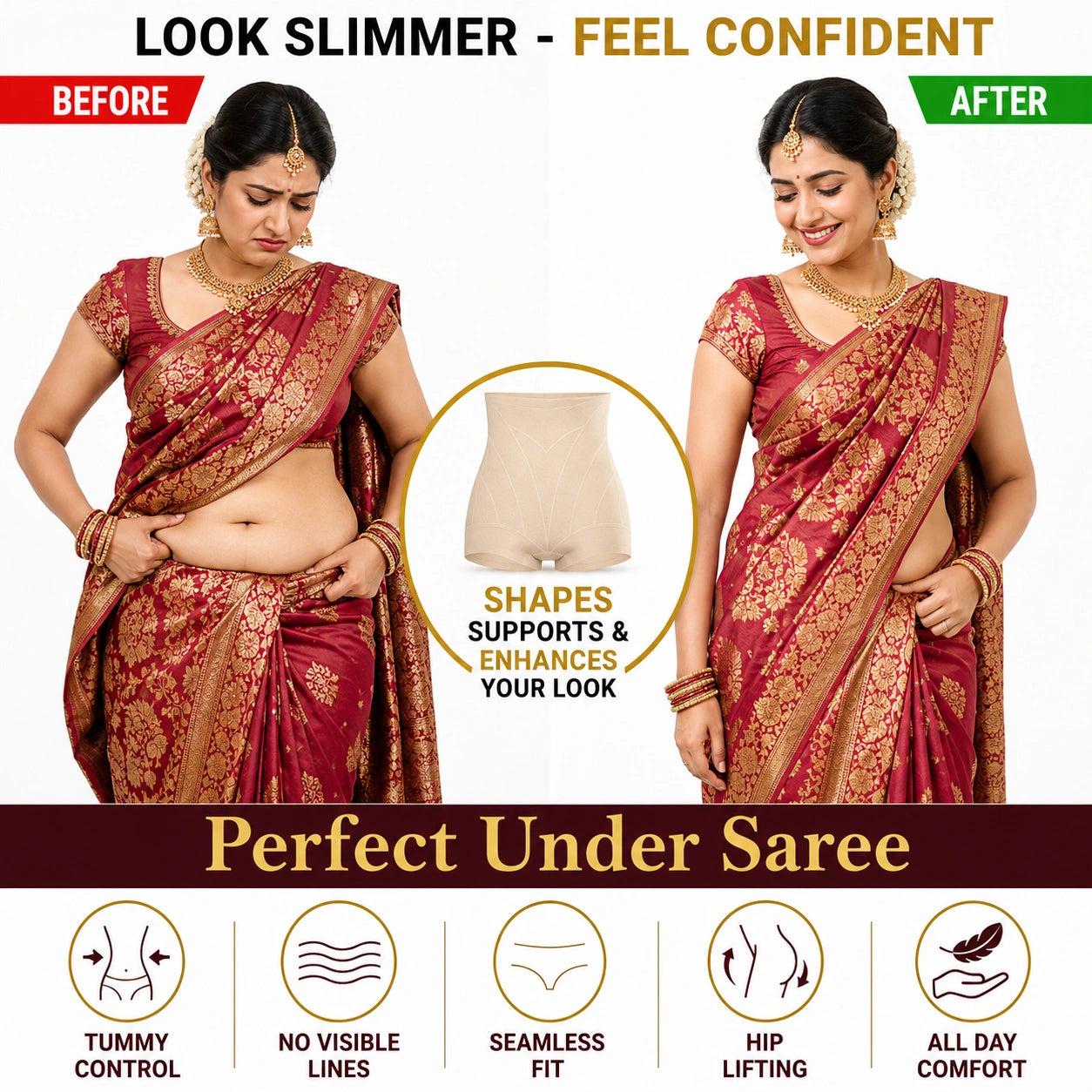 High-Waisted Jelly Shaper Pants