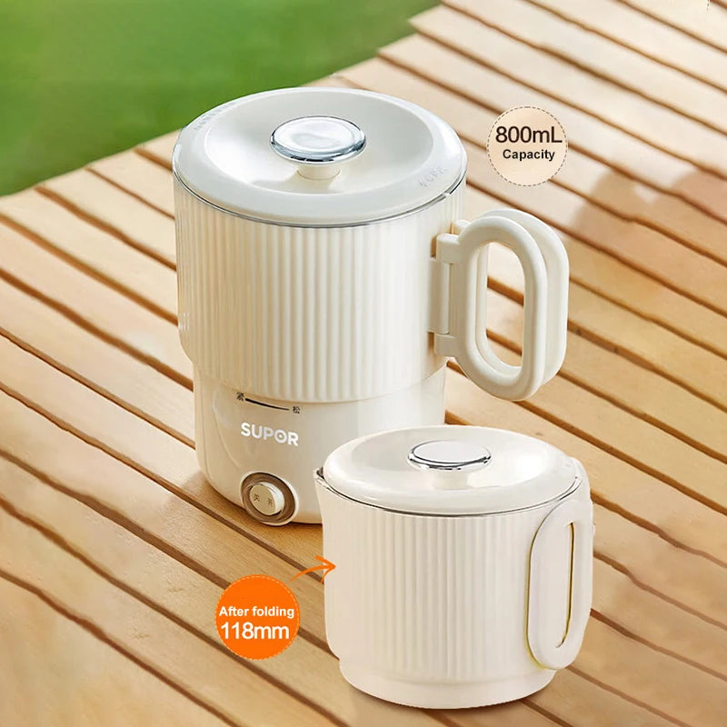 Fold-N-Boil Ultra-Compact Portable Folding Electric Kettle