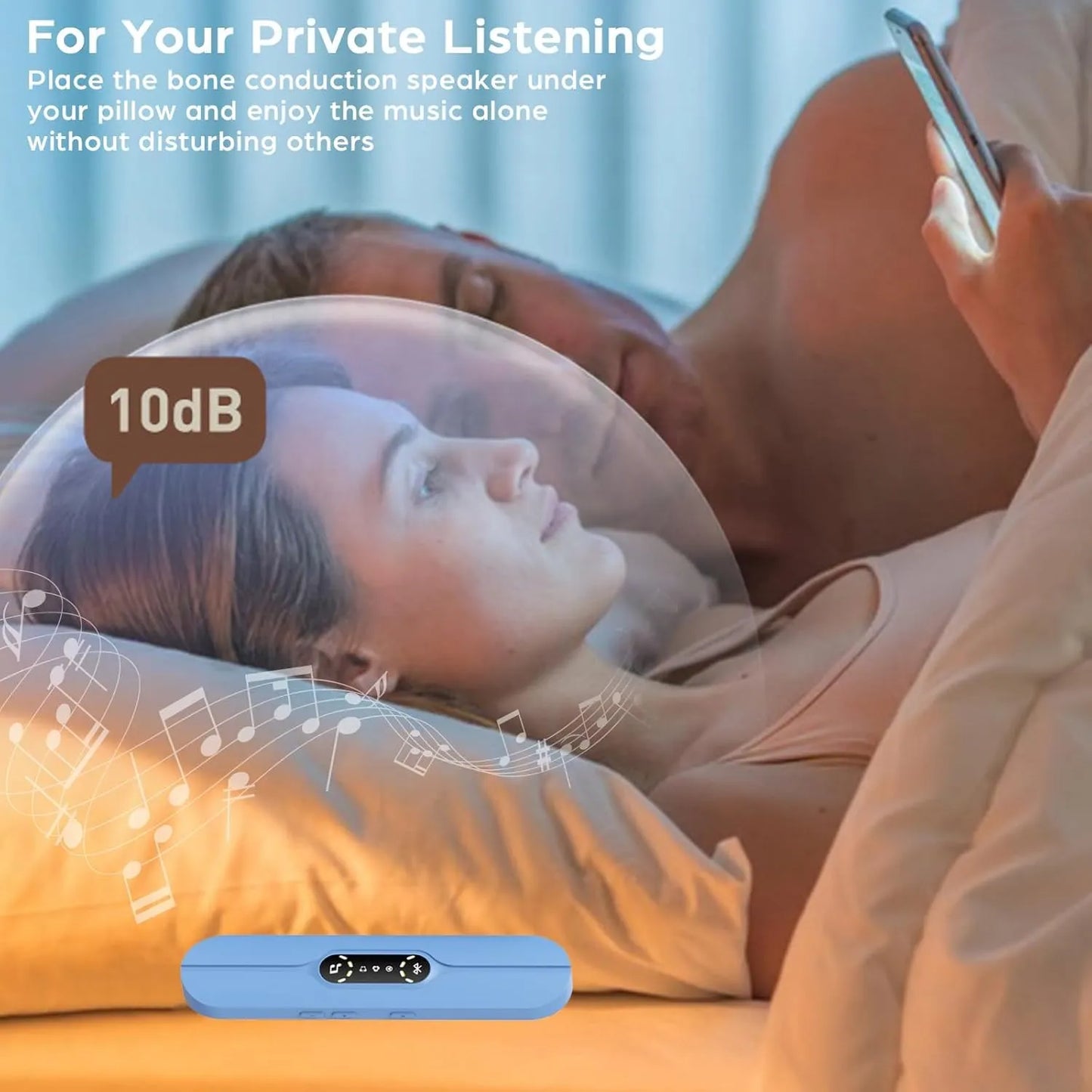 Comfort Sleep Speaker with Advanced Bone Conduction Technology