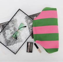 Striped Knit Luxe Everyday Essentials Clutch