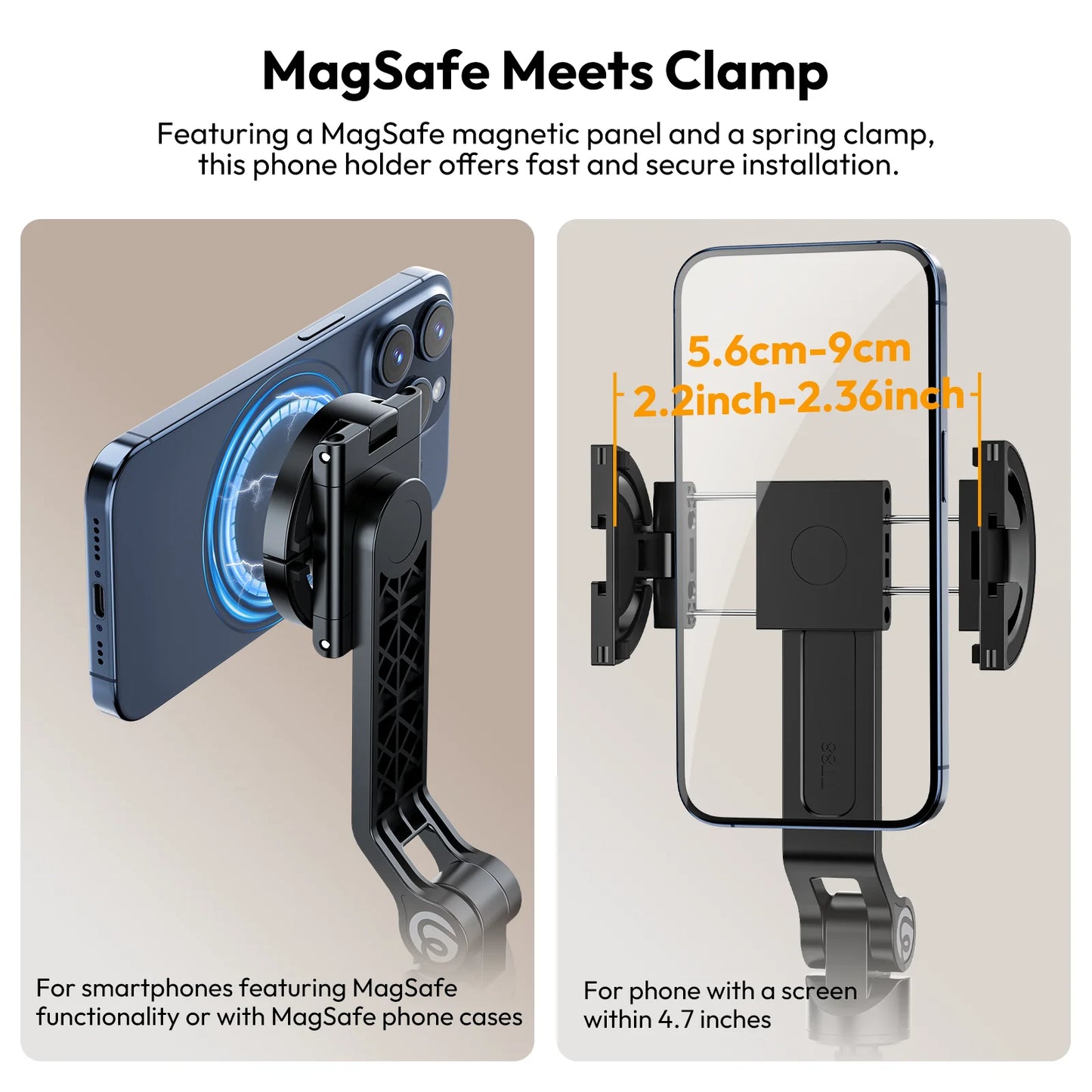 4-In-1 Mode MagSafe Overhead Selfie Stick