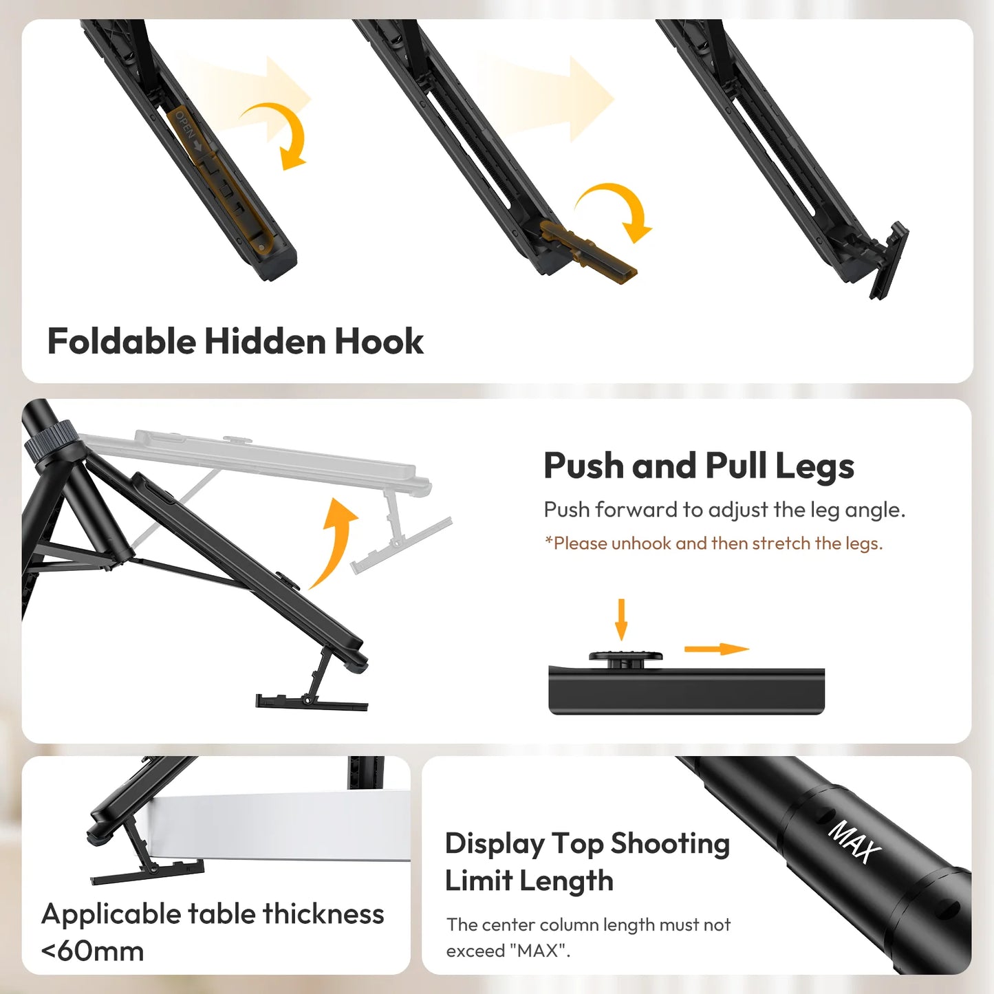 4-In-1 Mode MagSafe Overhead Selfie Stick