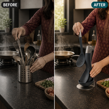 Magnetic Stainless Steel Cooking Utensil Set