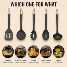 Magnetic Stainless Steel Cooking Utensil Set