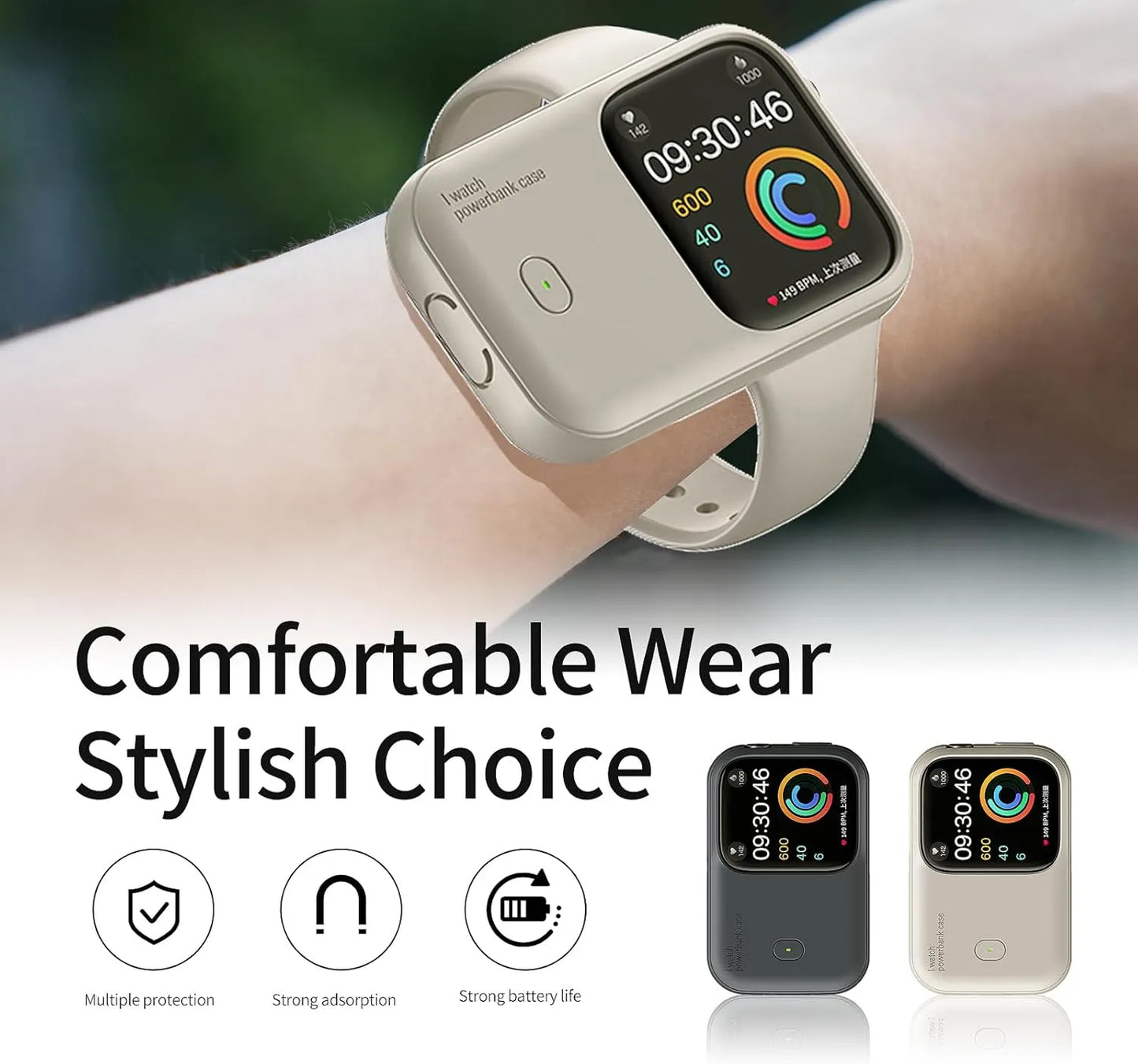 Smart Apple Watch Charging Power Bank with LED Indicator