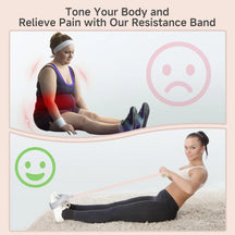 Full Body Toning & Stretching Band with Pedals
