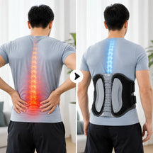 Adjustable Lumbar Belt with Breathable Pad