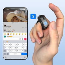 Wearable Wireless Smart Ring Remote & Air Mouse