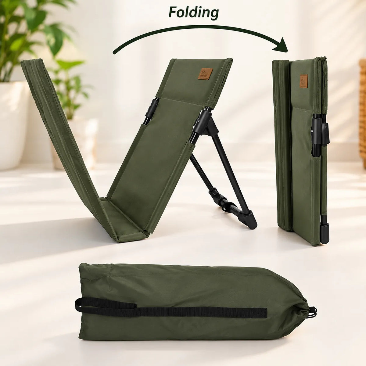 Adjustable Reclining Chair For Beach, Park, Picnic, Camping, Lawn or Terrace