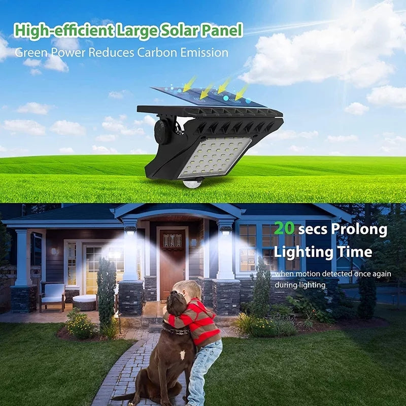 Solar Outdoor Clip Motion Sensor Light