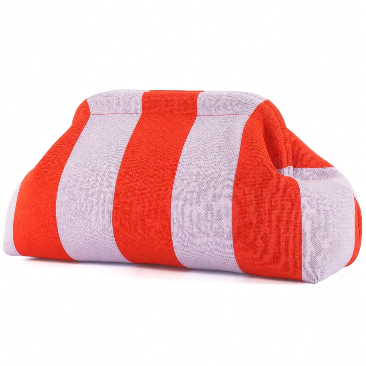 Striped Knit Luxe Everyday Essentials Clutch