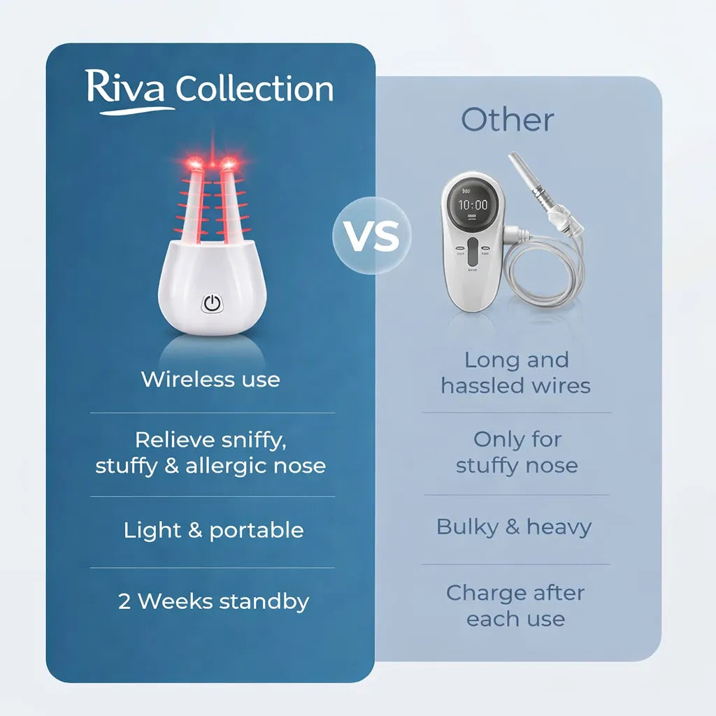 Painless Red Light Therapy for Nasal Congestion Relief