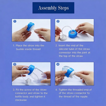 Hands-Free Comfort Feeding Bottle for Babies