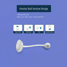 Hands-Free Comfort Feeding Bottle for Babies