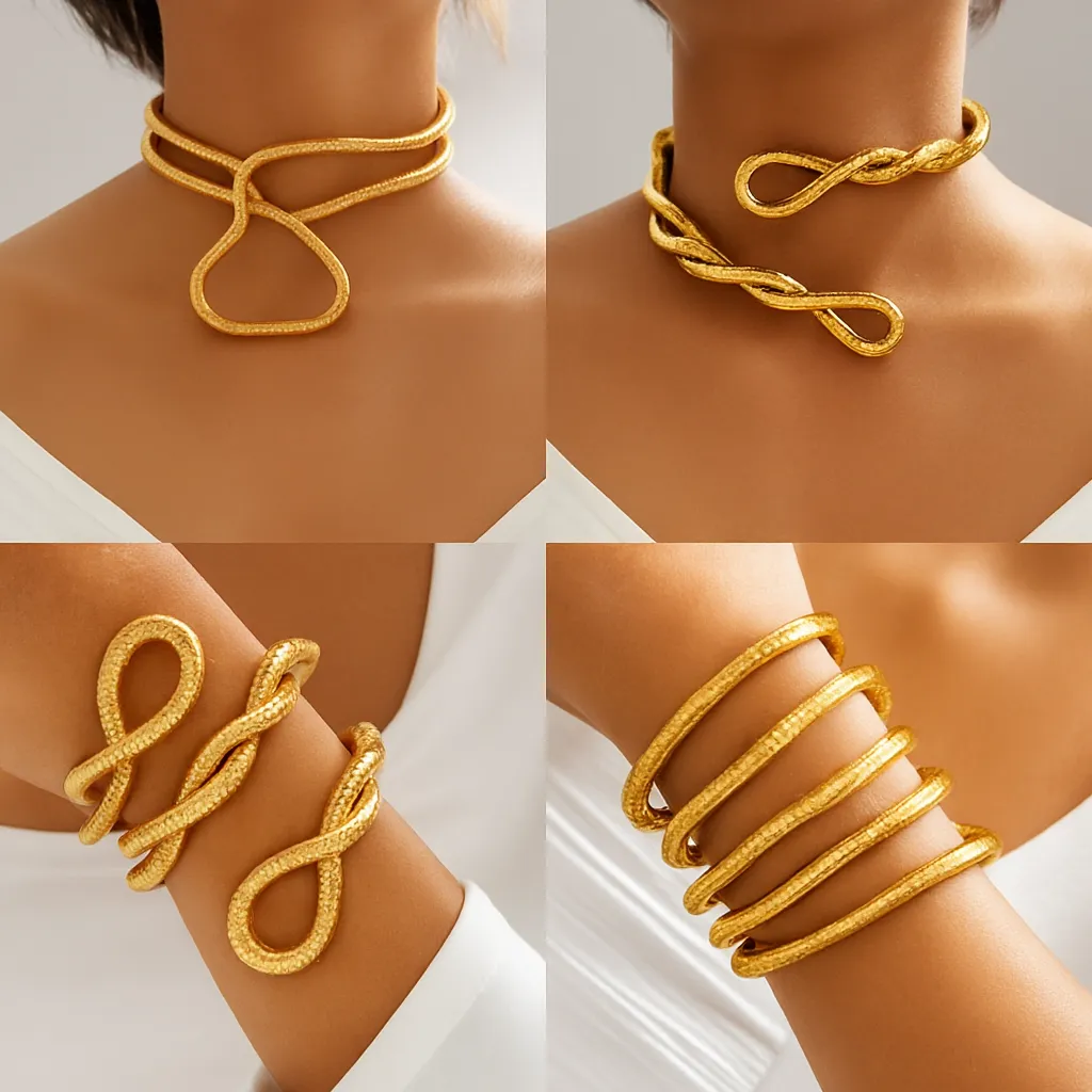 Multi-Styling Bendable Loop Statement Necklace