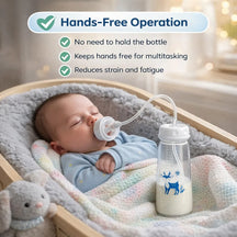 Hands-Free Comfort Feeding Bottle for Babies