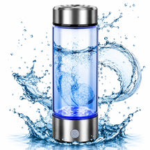 Rechargeable Hydrogen Water Bottle Generator for Exercise, Travel, Home, Office (430ml)