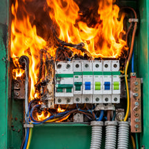 Automatic Aerosol Fire Protection System For large battery banks, engine rooms, electrical cabinets, off-grid systems, boats, RVs & technical compartments