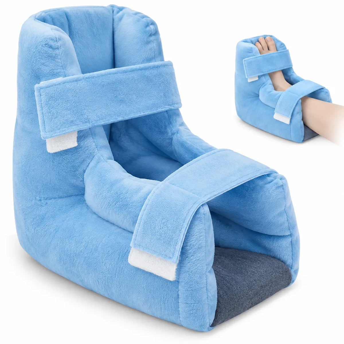 Heel Protector & Foot Elevation Support Pillow for Healing Therapy of Heel Pressure and Deep Tissue Injury