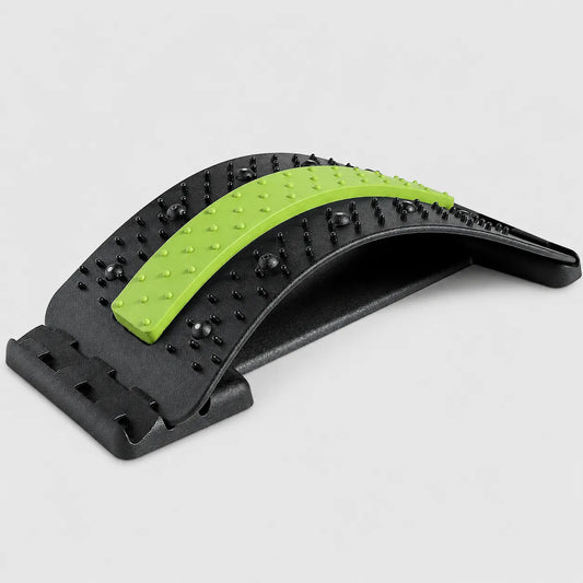 Back Stretcher With Magnetic Acupressure Points For Spinal Pain Relief Back Pain Relief Multi-Level Lumbar Region Back Support For Men & Women
