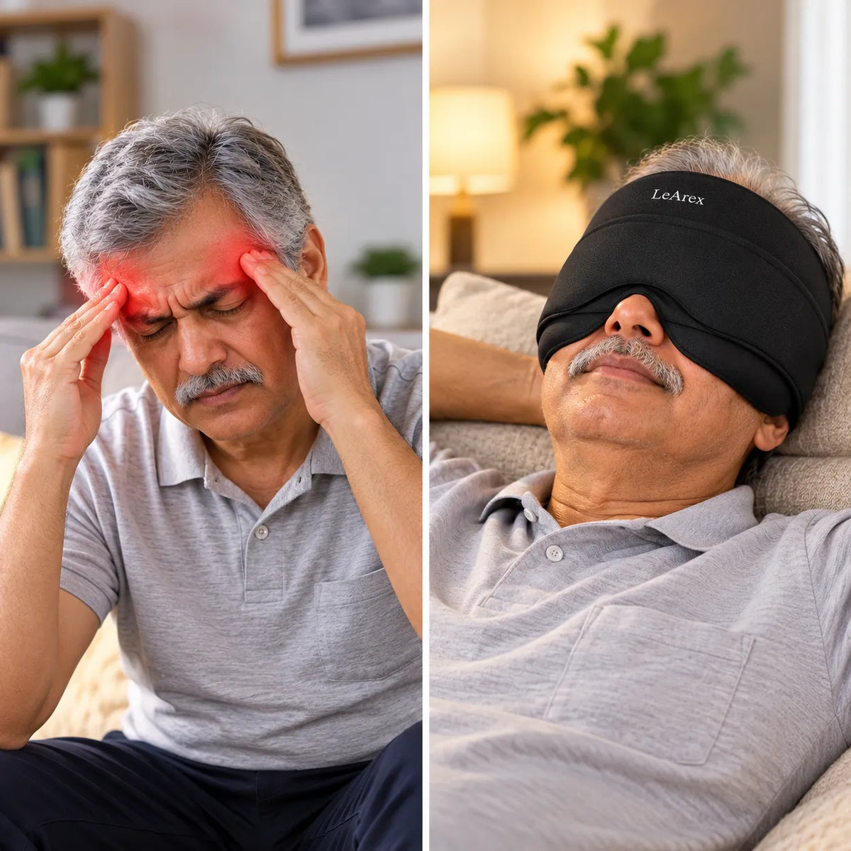 3 in 1 Migraine Relief Cap, Hot and Cold Therapy for Relief of Headaches, Stiff Neck and Eye Fatigue