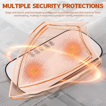 Premium Electric Food Warming Glass Serving Tray for Serving Warm Meals