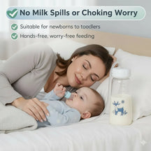 Hands-Free Comfort Feeding Bottle for Babies