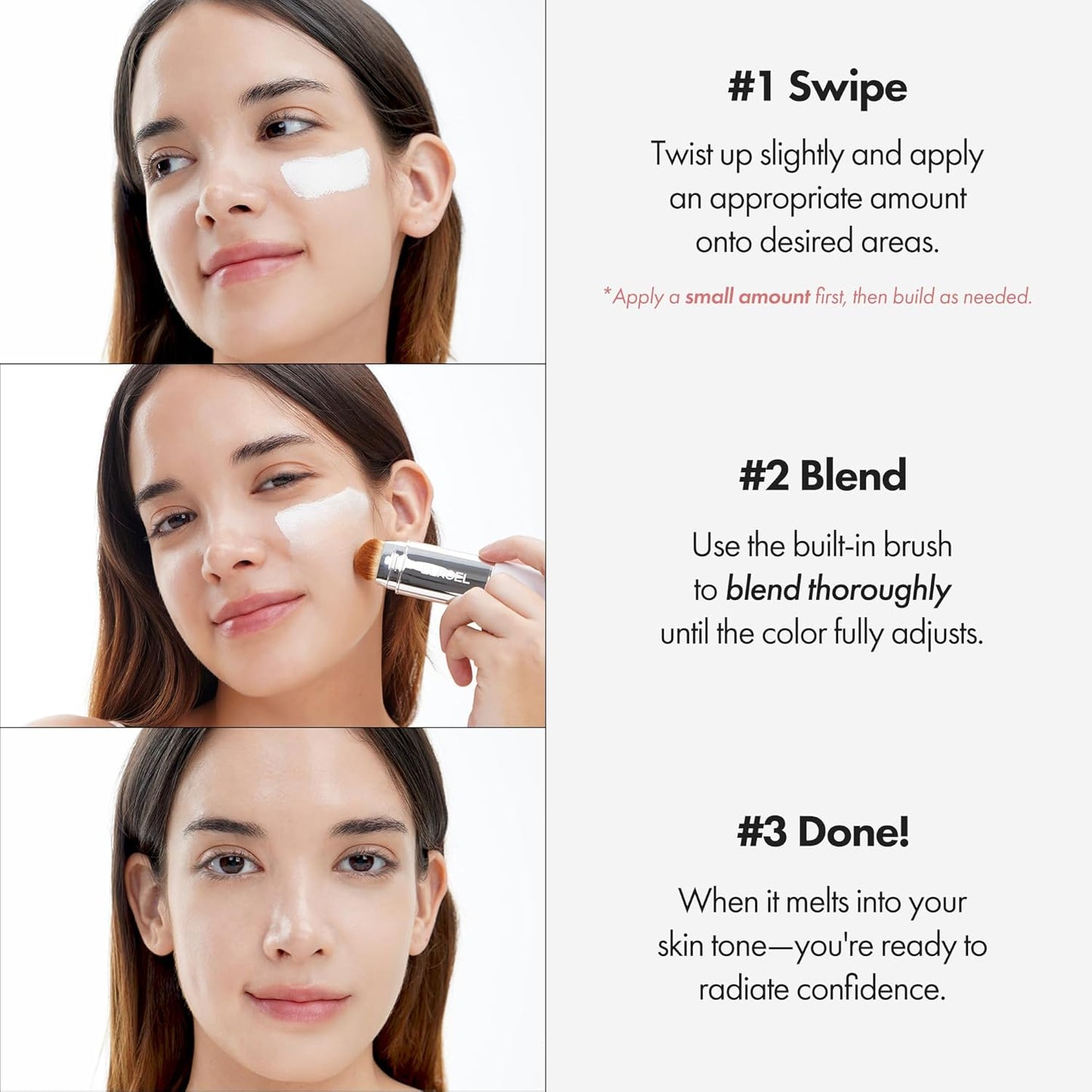 2 In 1 Korean Color-Changing Foundation Stick