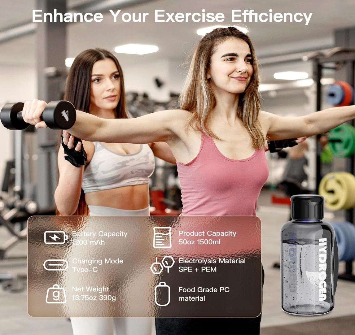 Portable Hydrogen Water Bottle