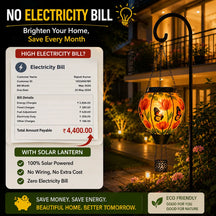 Hot Air Balloon Solar Lantern with Flickering Flame Light for Outside Garden Patio Porch Tree Yard