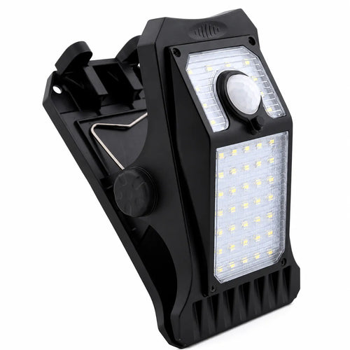 Waterproof Motion Sensor Clip Solar Light for Garden, Camping, Patio, Outdoor Living