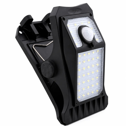 Waterproof Motion Sensor Clip Solar Light for Garden, Camping, Patio, Outdoor Living