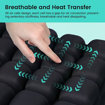 3D Airbag Inflatable Seat Cushion for Back Pain