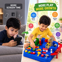 Car Adventure Rescue Track Set Educational Toy for Boys & Girls 3+ Years