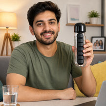 2-in-1 Water Bottle With Built-In Pill Organizer | Stay Hydrated & Never Miss Your Medicine Again