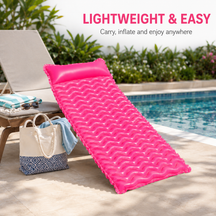 Water Floating Mat | Comfort Ergonomic Sunbathing Air Bed