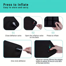 3D Airbag Inflatable Seat Cushion for Back Pain