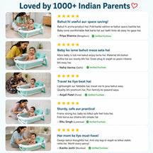 Portable Spa Bath Tub for Adults & Kids with Water Temperature Indicator Screen