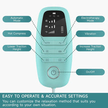 EMS Muscle Therapy Device with Heat & Vibration for Back Pain Relief
